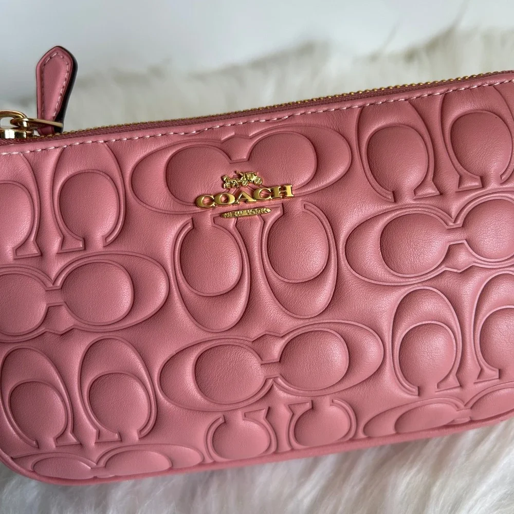 Coach Nolita 19 Pink‎ Quilted Leather Shoulder Bag Excellent